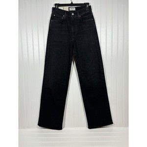 Agolde Women's US 25 Harper Mid Rise Relaxed Straight Jeans Hush
